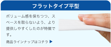 フラットタイプ［平型］